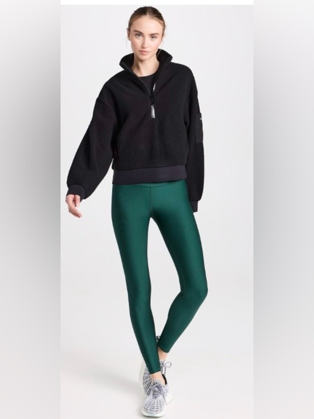 Alo Yoga Micro Sherpa Solstice Coverup Sweatshirt